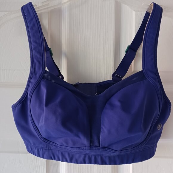 Lululemon Bra Size 34A Ta Ta Tamer We Are Free From Space Blue Wireless No Tag - Picture 1 of 12